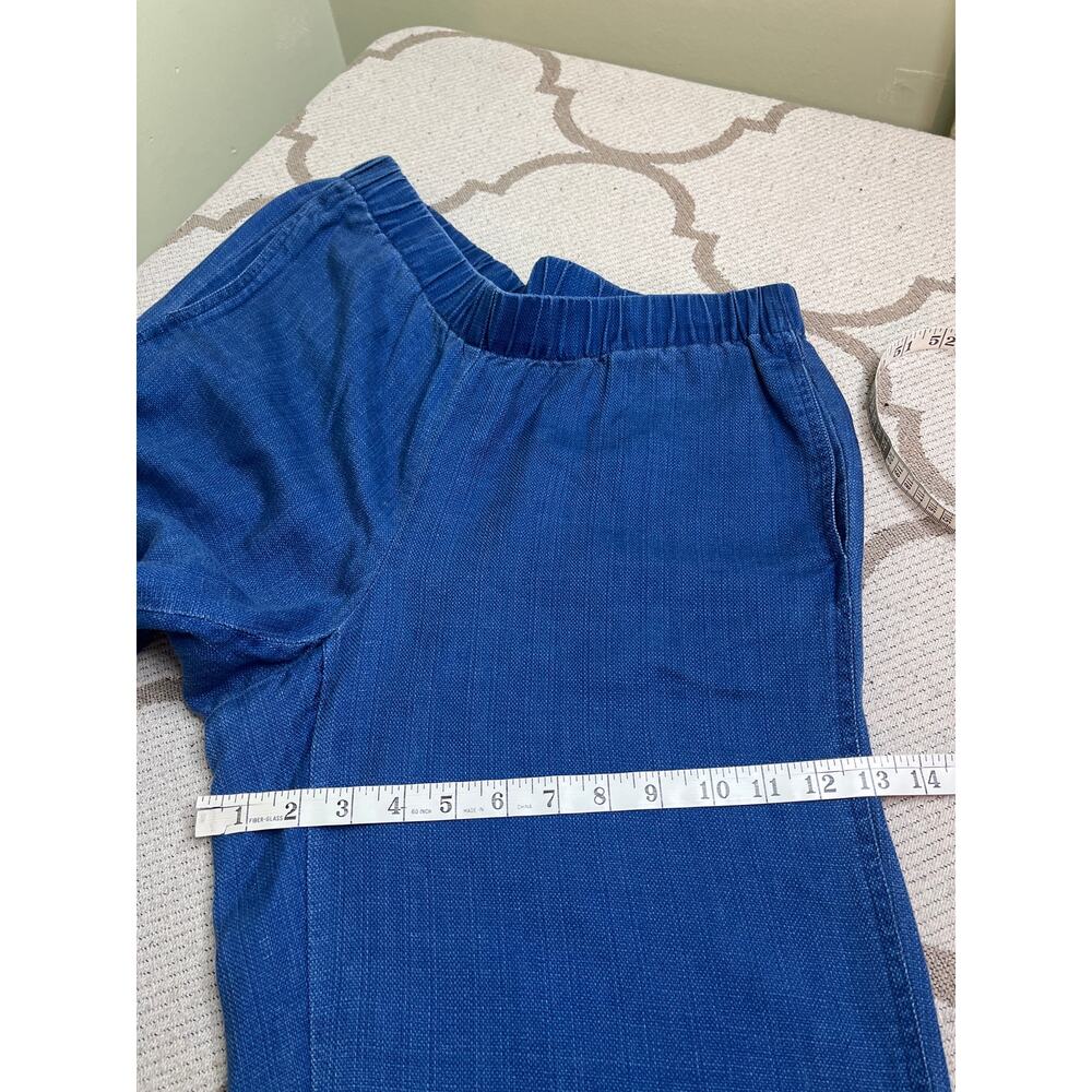 J. Jill pureJill Indigo shore wash blue pull on jeans, size medium, MSRP $89 - Picture 7 of 12